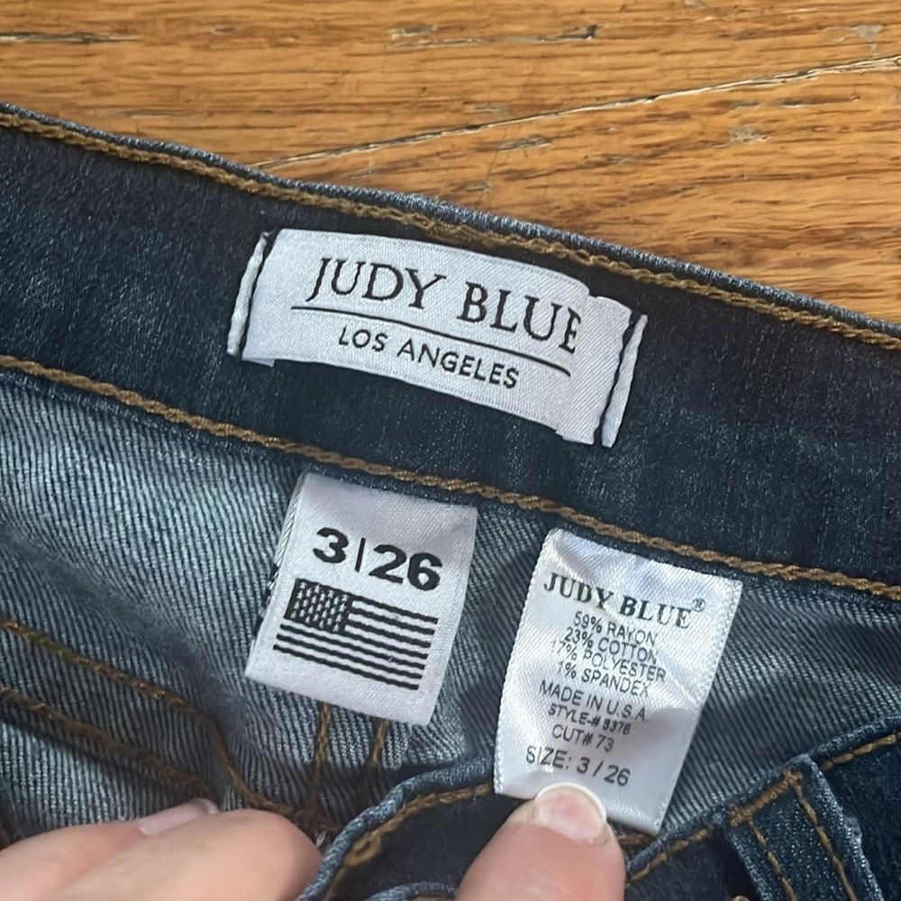Judy Blue Los Angeles Skinny Blue Jeans - Picture 2 of 7